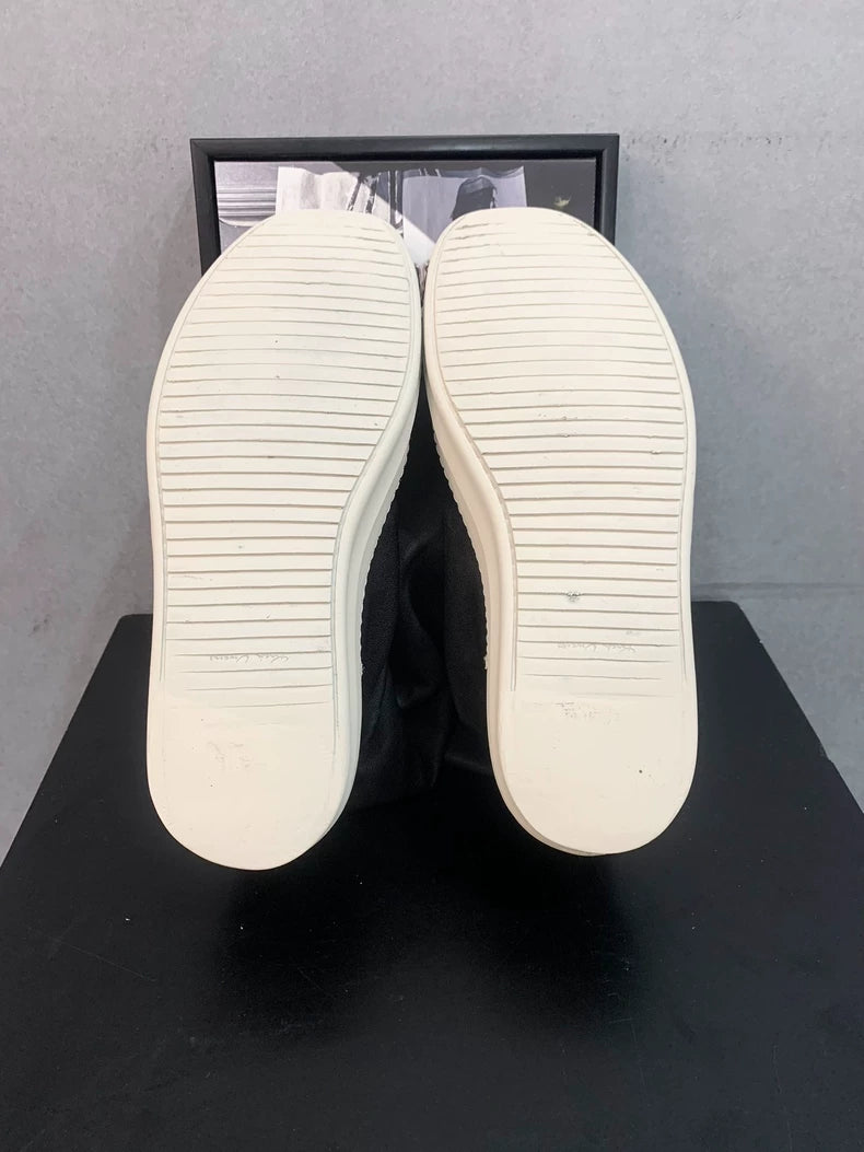 Rick Owens Black Long Boots Size 42-43-yf