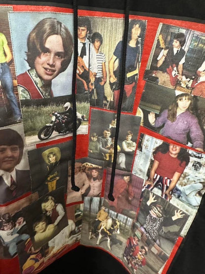 Punk Style Raf Simons Portrait Print Hoodie