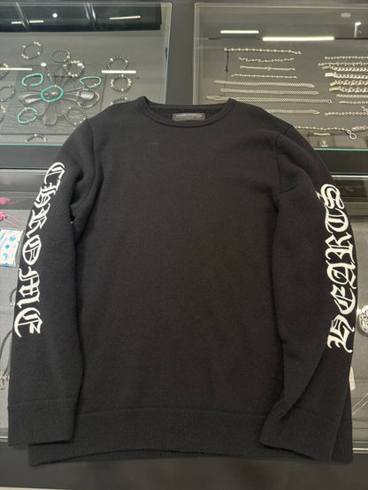 Chrome Hearts Black Embroidered Cashmere Sweater-yf