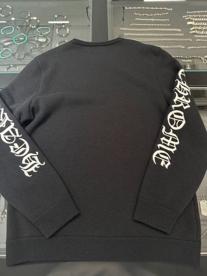 Chrome Hearts Black Embroidered Cashmere Sweater-yf