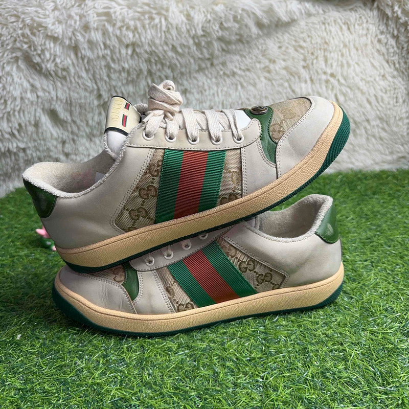 Gucci Screener Vintage Lace-Up Sneakers 0079