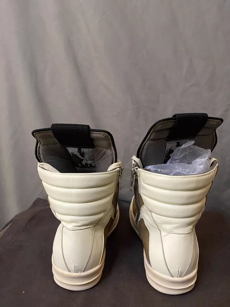 Rick Owens Desert Gray High-Top Boots-yf