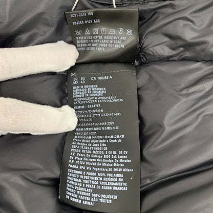 Prada Blue Long Sleeve Down Jacket