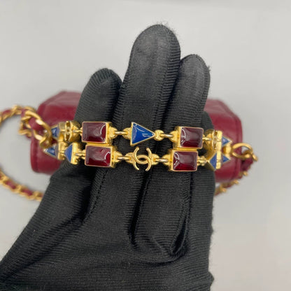 Chanel Mini Enamel Handle Crossbody Bag