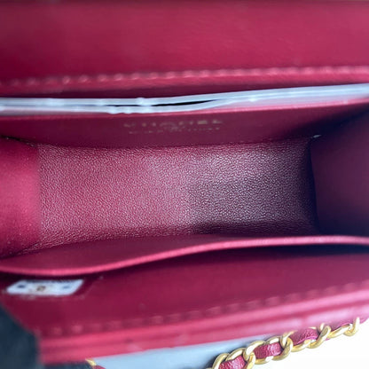 Chanel Mini Enamel Handle Crossbody Bag