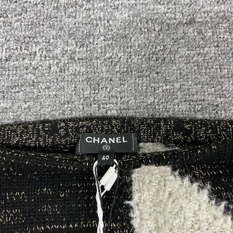 Colorful Chanel Sweater Size 40