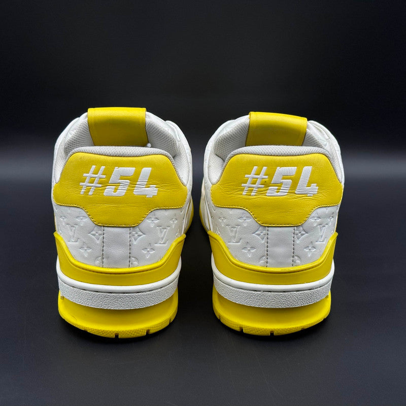 Louis Vuitton Yellow and White Trainer Sneakers 0079