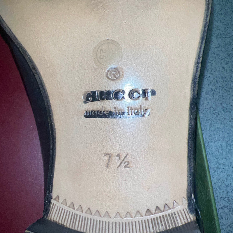 Gucci Casual Leather Shoes in Black and Brown 0079