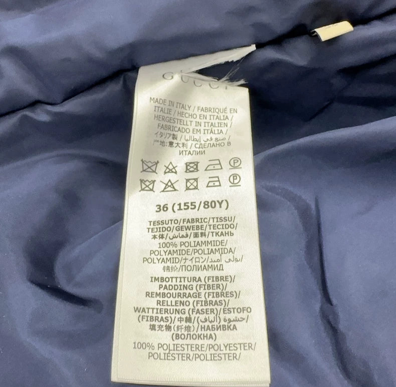Classic Gucci Winter Down Jacket