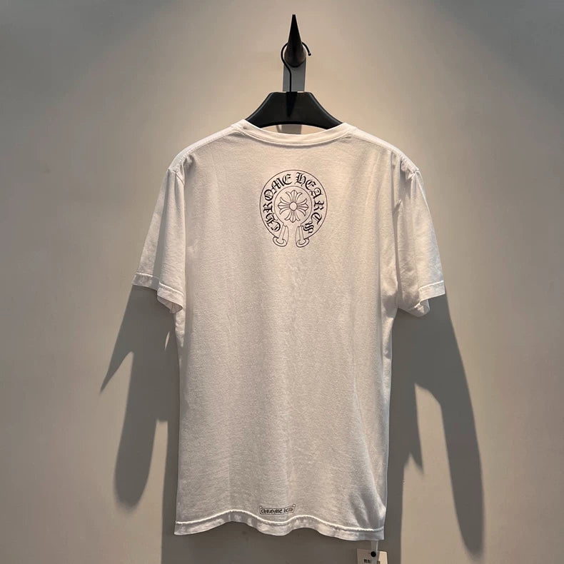 Chrome Hearts White Pocket Sanskrit T-shirt-yf