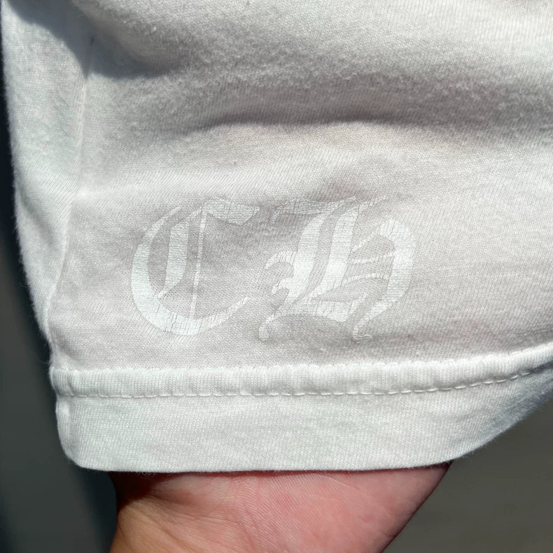 Chrome Hearts White Pocket Sanskrit T-shirt-yf