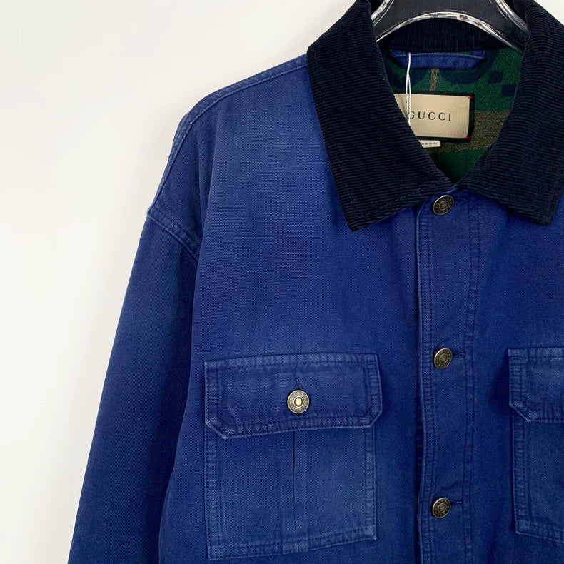 Gucci Denim Jacket with Multiple Pockets