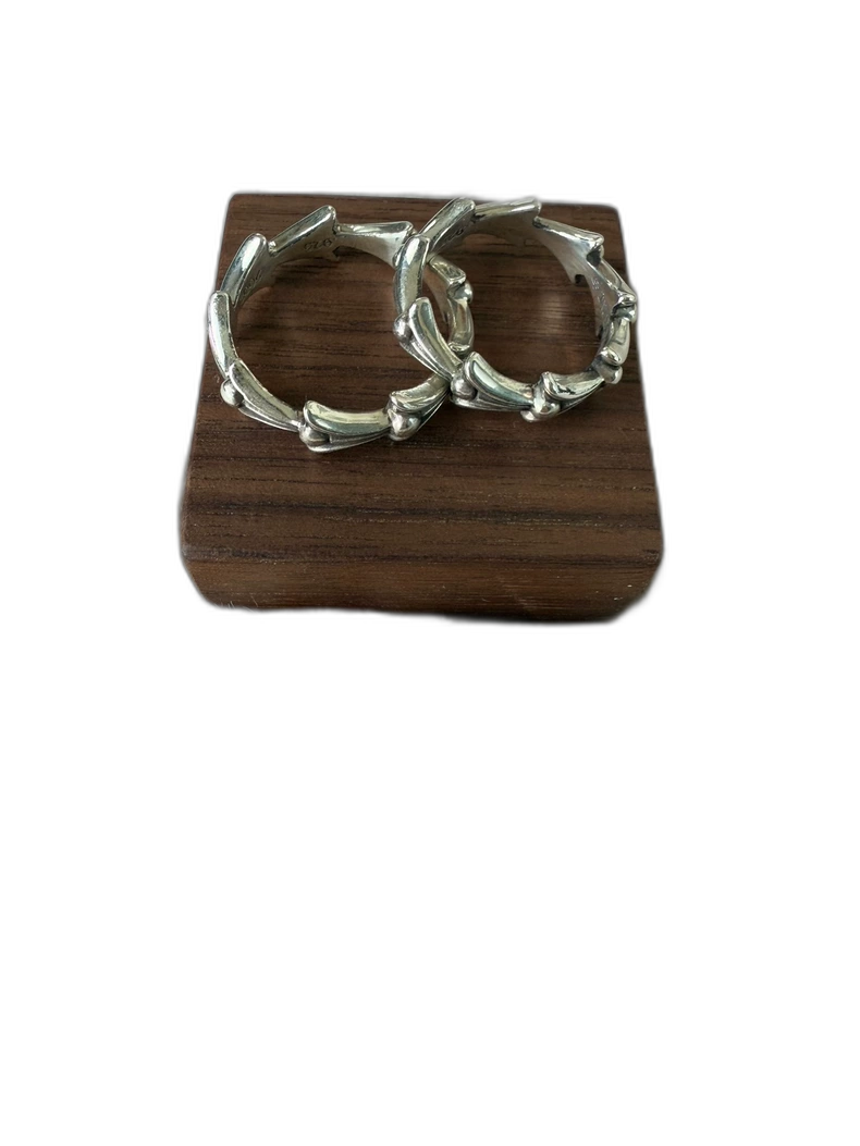 Chrome Hearts Fishbone Rings Size US 6.75/8.5