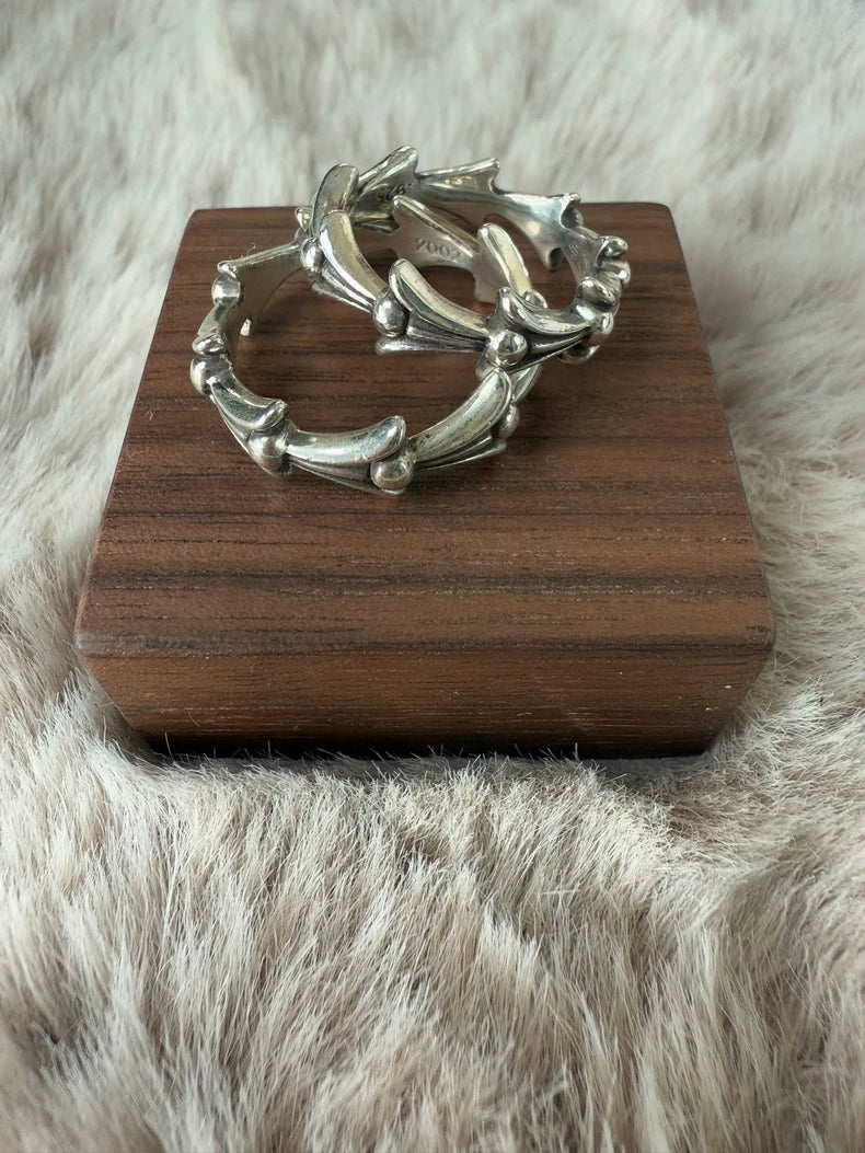 Chrome Hearts Fishbone Rings Size US 6.75/8.5