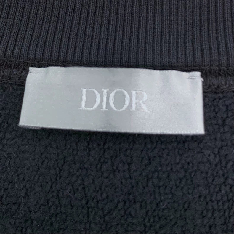 Dior Black Graphic Long Sleeve Sweatshirt