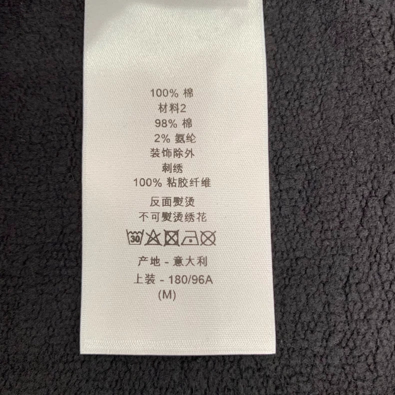 Dior Black Graphic Long Sleeve Sweatshirt