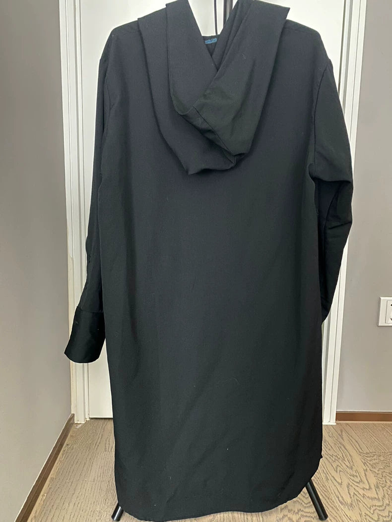 Yohji Yamamoto Wool Hooded Coat