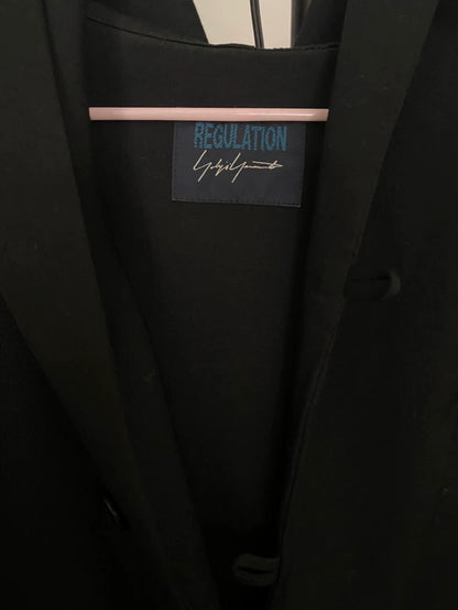 Yohji Yamamoto Wool Hooded Coat