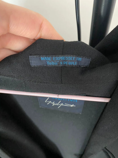 Yohji Yamamoto Wool Hooded Coat