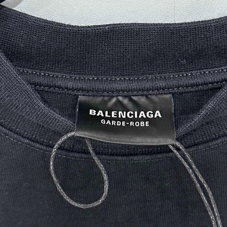 Balenciaga Washed Short Sleeve T-shirt-yf