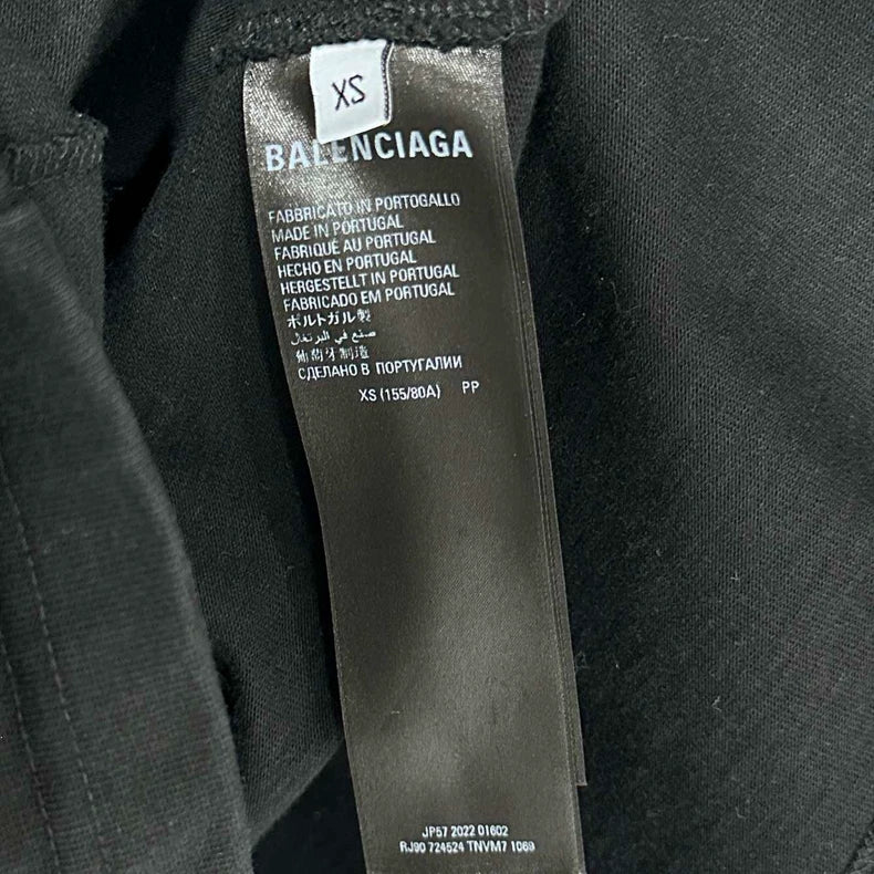 Balenciaga Washed Short Sleeve T-shirt-yf