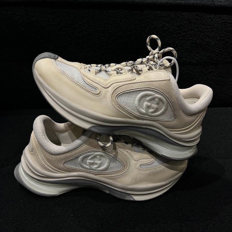 Gucci Run Comfortable Lace-Up Sneakers for Men 0079