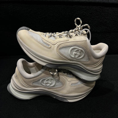 Gucci Run Comfortable Lace-Up Sneakers for Men 0079