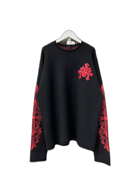Chrome Hearts Cross Design Sweater