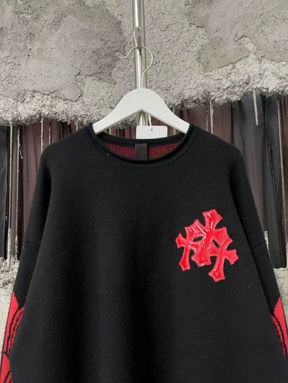 Chrome Hearts Cross Design Sweater