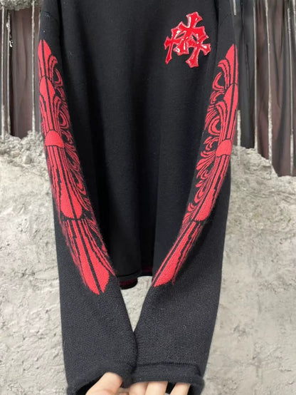 Chrome Hearts Cross Design Sweater