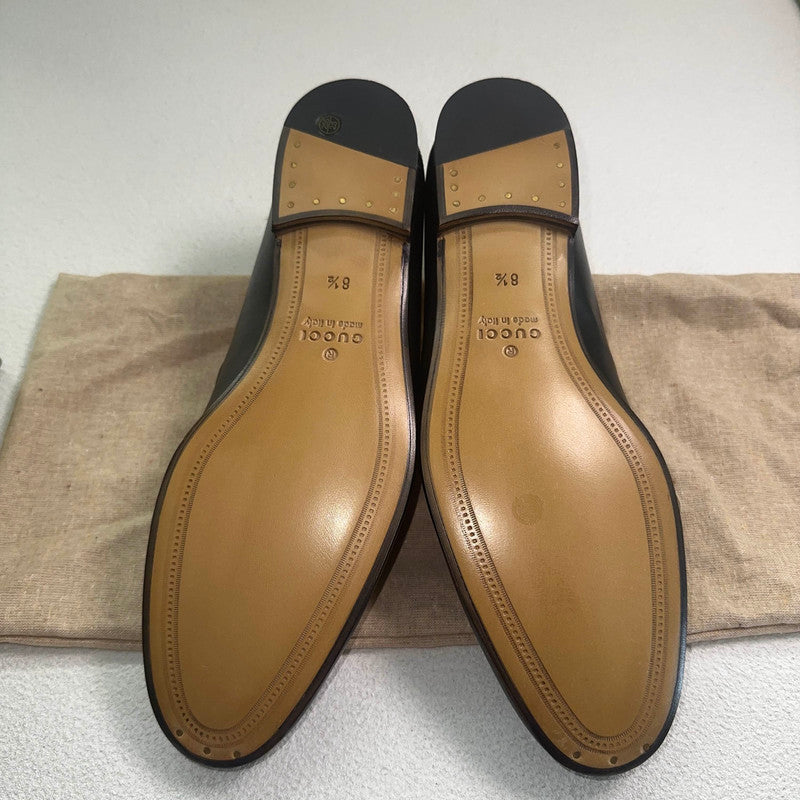 Gucci Men's Leather Loafers with Horsebit 0079