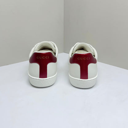 Gucci Ace Sneakers in White with Stripes 0079
