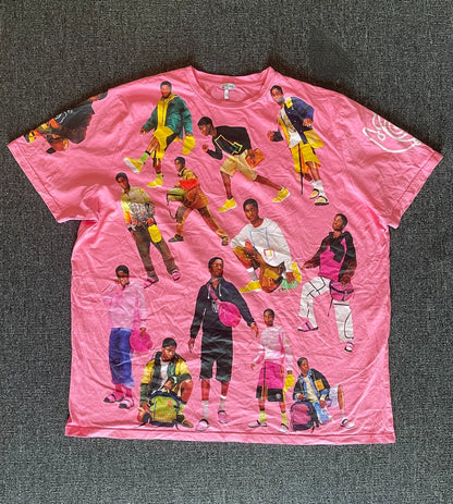 Loewe Oversize Graphic Print Short Sleeve T-Shirt-yf