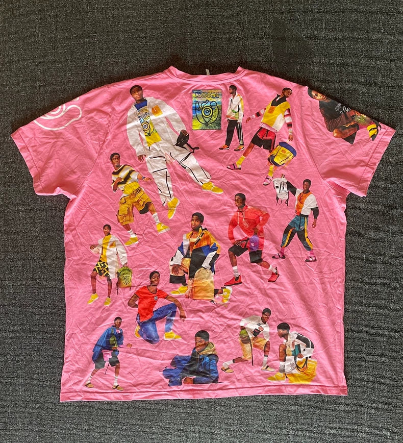 Loewe Oversize Graphic Print Short Sleeve T-Shirt-yf