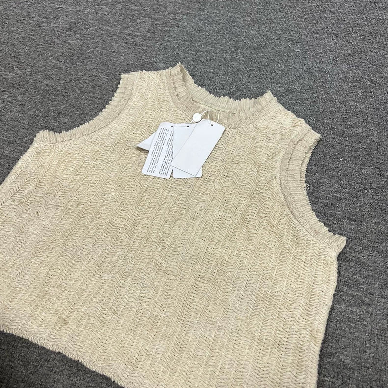 Maison Margiela Knitted Sleeveless Top for Men