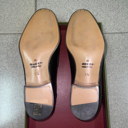Gucci Casual Leather Shoes in Black and Brown 0079