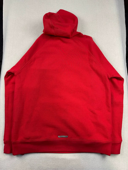 Chrome Hearts Red Embroidered Hoodie XL