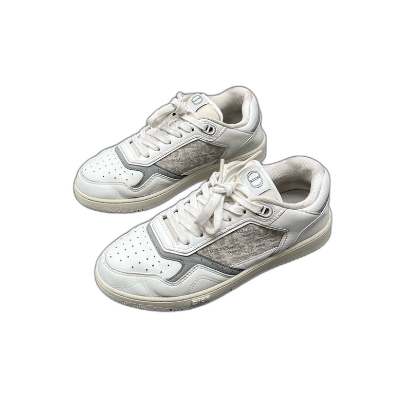 Dior B27 Logo Sneakers in Grey White