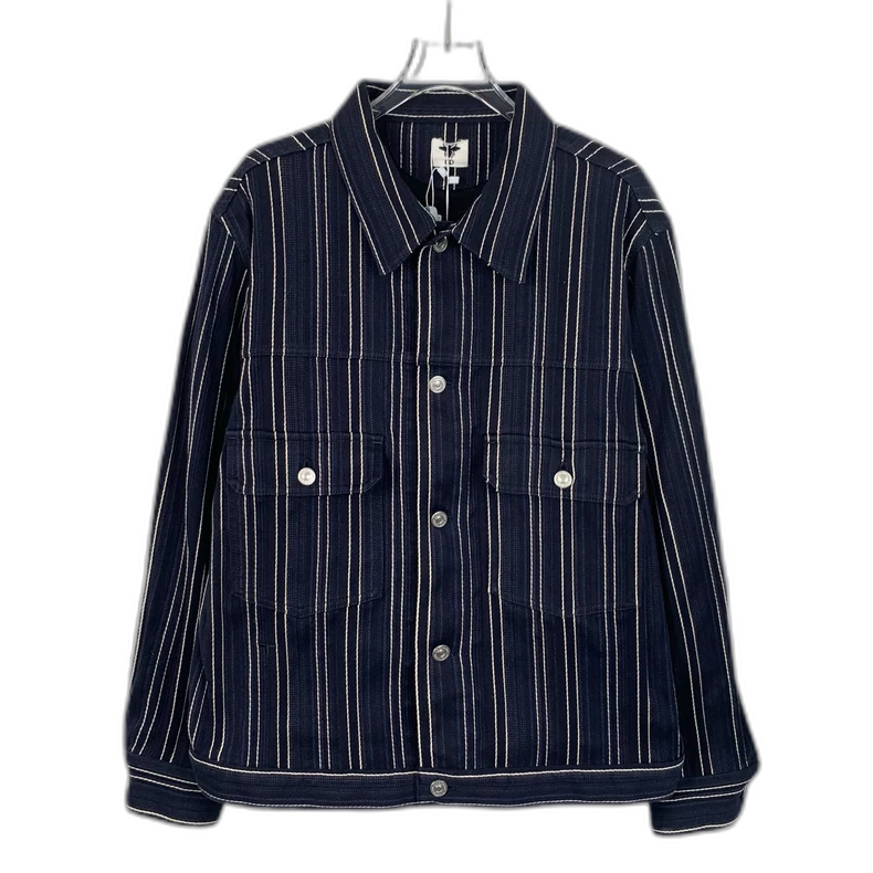 Christian Dior Striped Cotton Long Sleeve Jacket