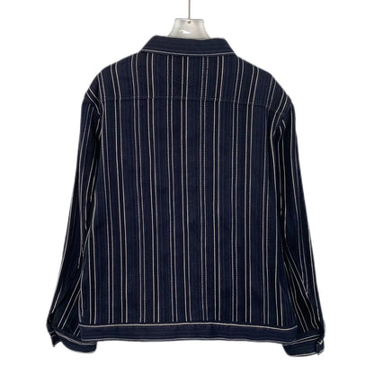 Christian Dior Striped Cotton Long Sleeve Jacket