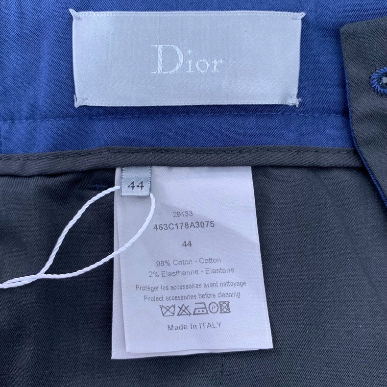 Dior Navy Cotton Casual Pants