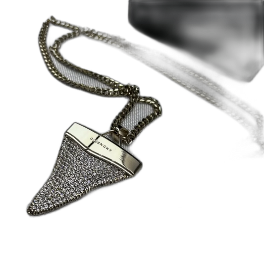 Givenchy Shark Tooth Necklace with Diamonds