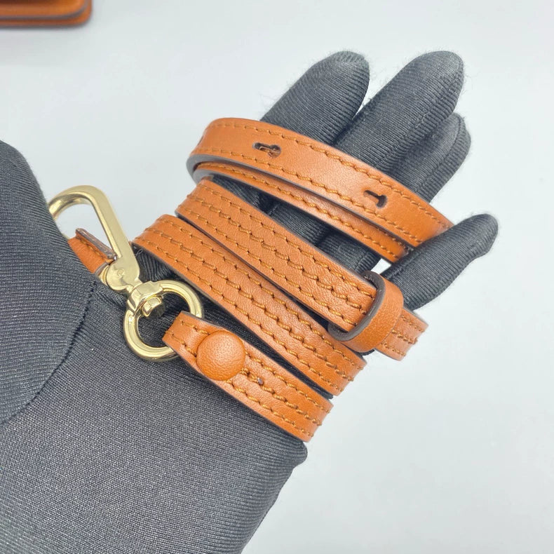 Chloe Suede and Leather Round Ring Bag