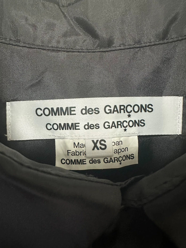Comme des Garcons Black Ruffled Shirt XS