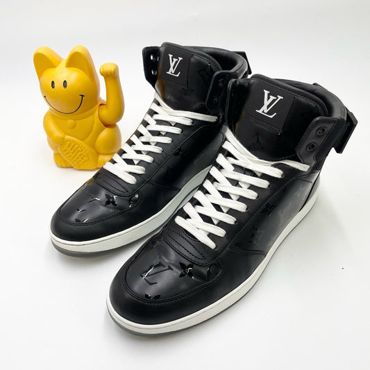 Louis Vuitton Rivoli Black High-Top Sneakers for Men 0079