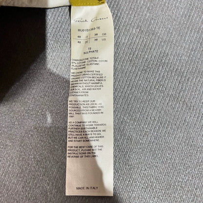 Rick Owens Yellow Loose Shorts