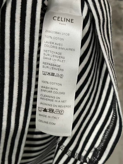 Celine Striped Anchor Short Sleeve Shirt