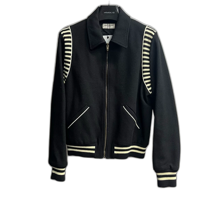 Saint Laurent Black Zebra Print Jacket