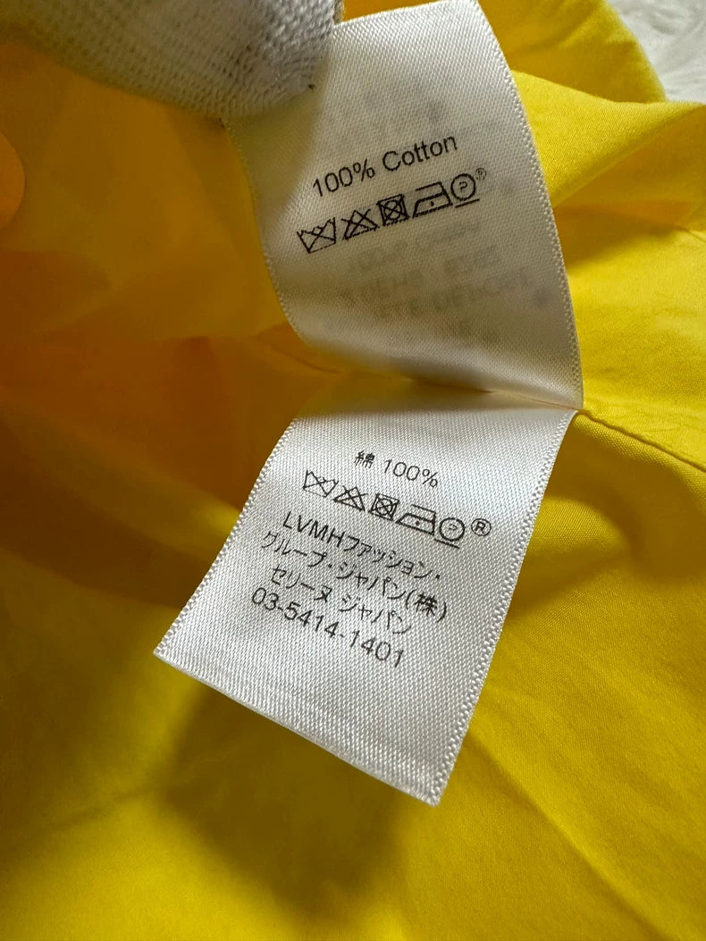 Celine Yellow Sleeveless Blouse Top-yf