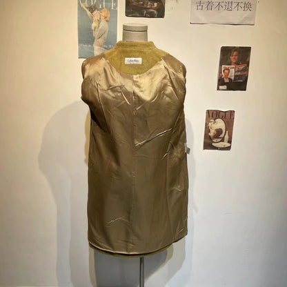 Vintage Long Camel Cashmere Coat